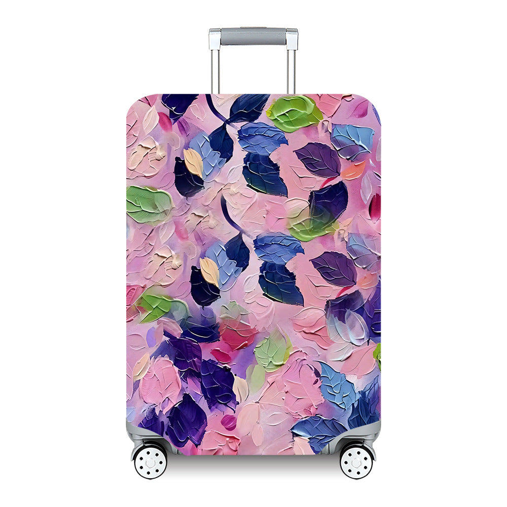 Unisex hard-shell travel suitcase with artistic landscape design Stornfield