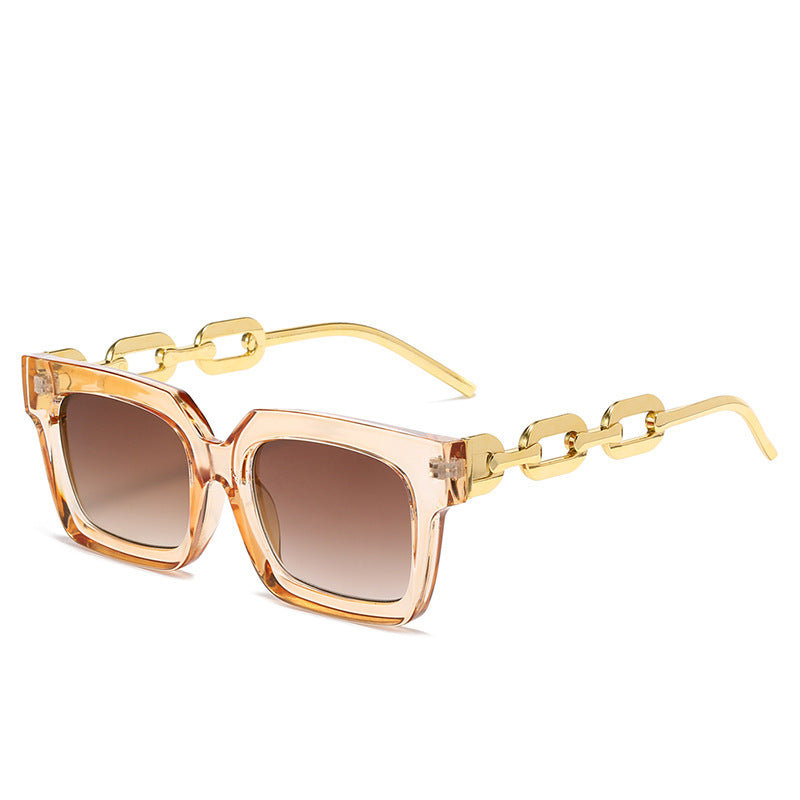 Women's fashionable sunglasses with unique chain element Stornfield