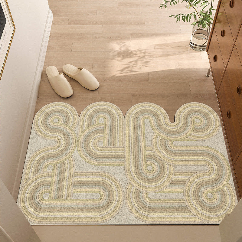 Artistic Abstract Area Mat