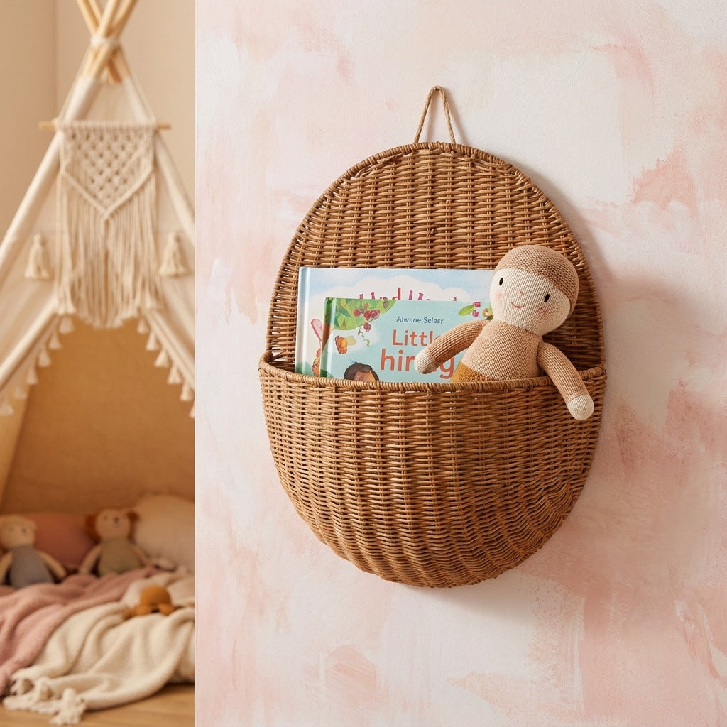 Wall basket for stylish storage Stornfield