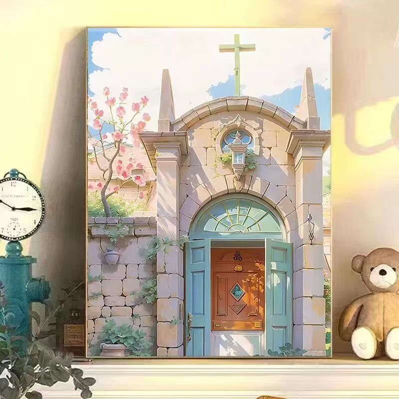 Colorful Urban Landscape Wall Art Stornfield