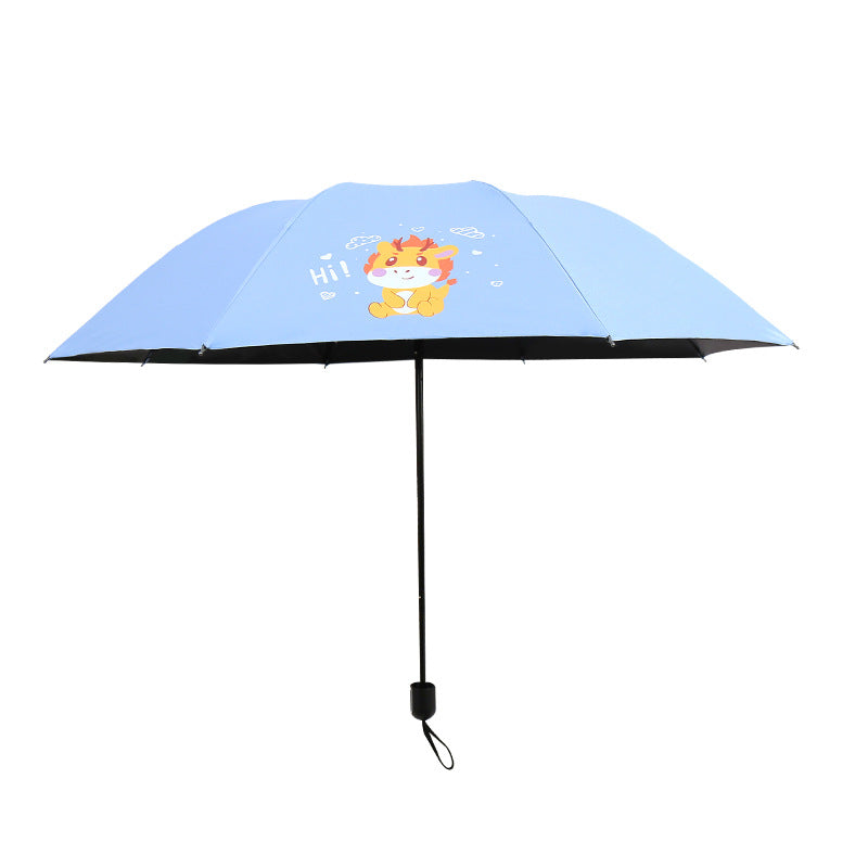 Women's Folding Umbrella with Fun Animal Design Stornfield