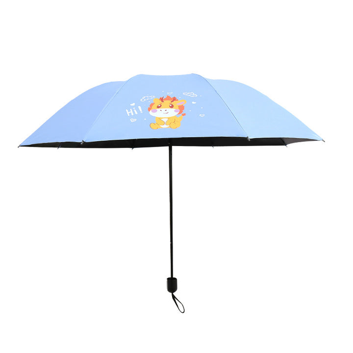 Women's Folding Umbrella with Fun Animal Design Stornfield