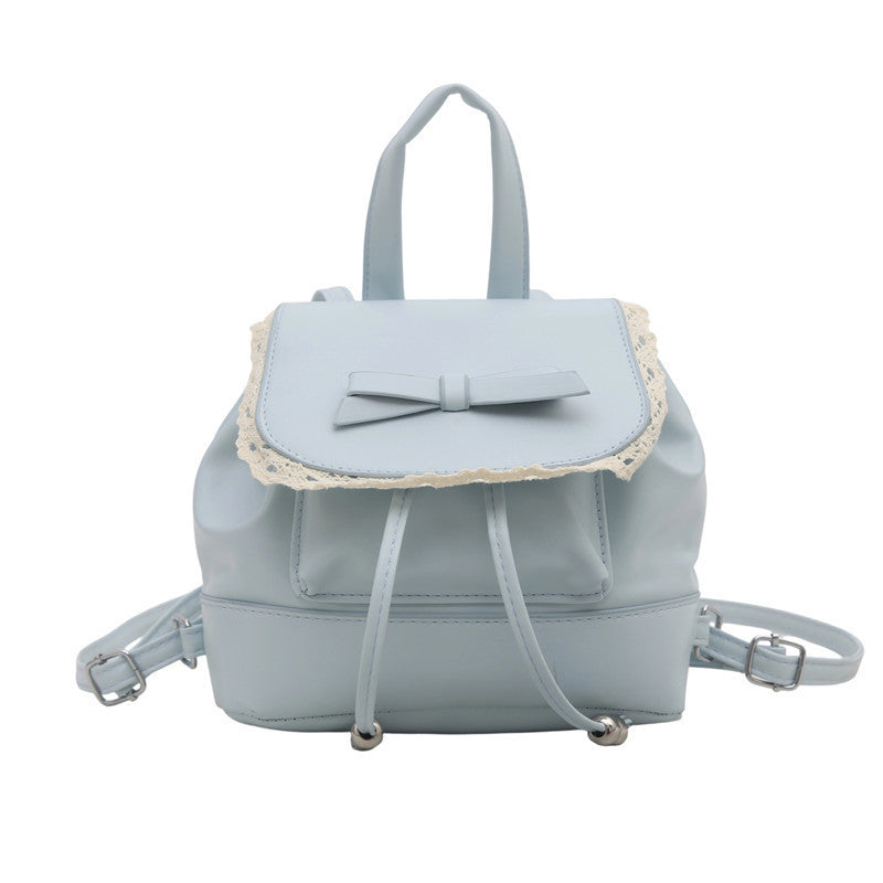 Cute Lace-Trimmed Mini Backpack Stornfield