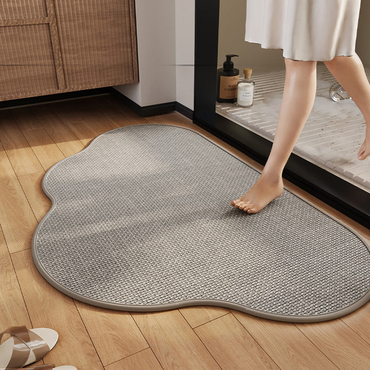 Cloud-Shaped Shower Mat for Bathroom