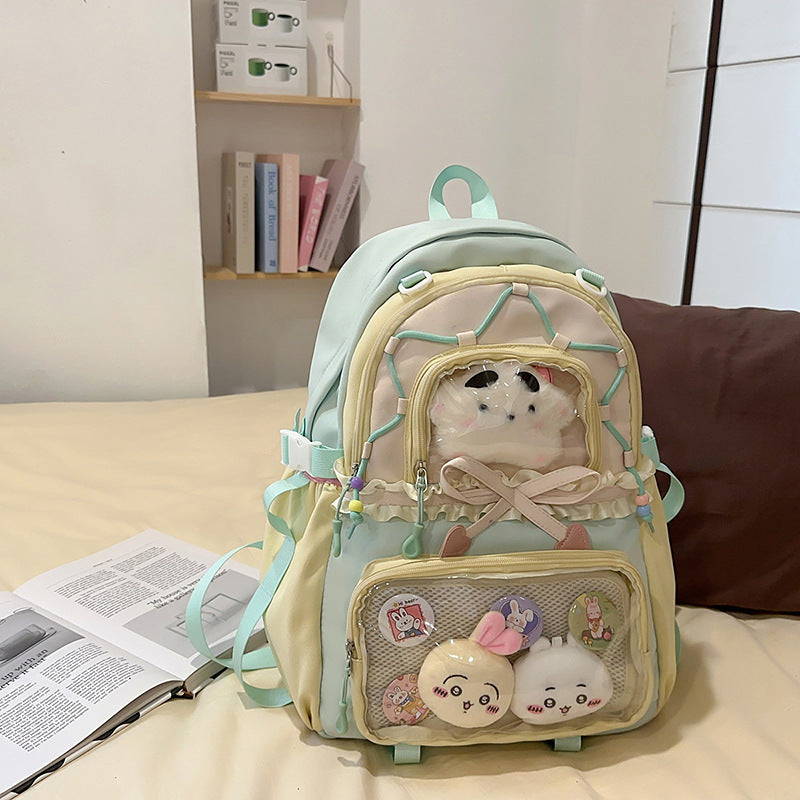 Fashionable leisure backpack with creative details and versatile compartments Stornfield