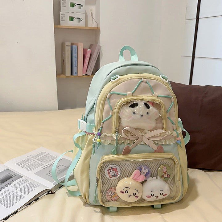Fashionable leisure backpack with creative details and versatile compartments Stornfield