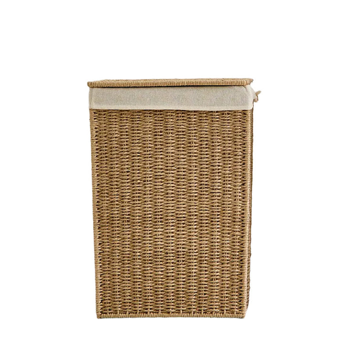 High-quality laundry basket made of natural wicker Stornfield