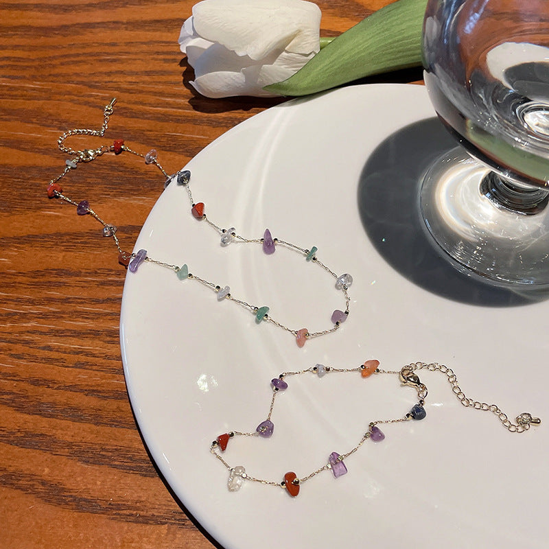 Delicate Gemstone Charm Bracelet Stornfield