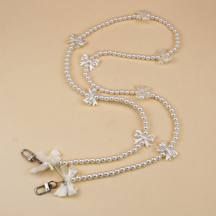 Stylish Pearl and Chain Necklace Stornfield