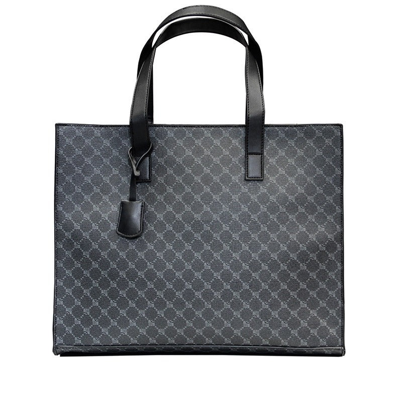 Elegant Tote Bag with Textured Design Stornfield