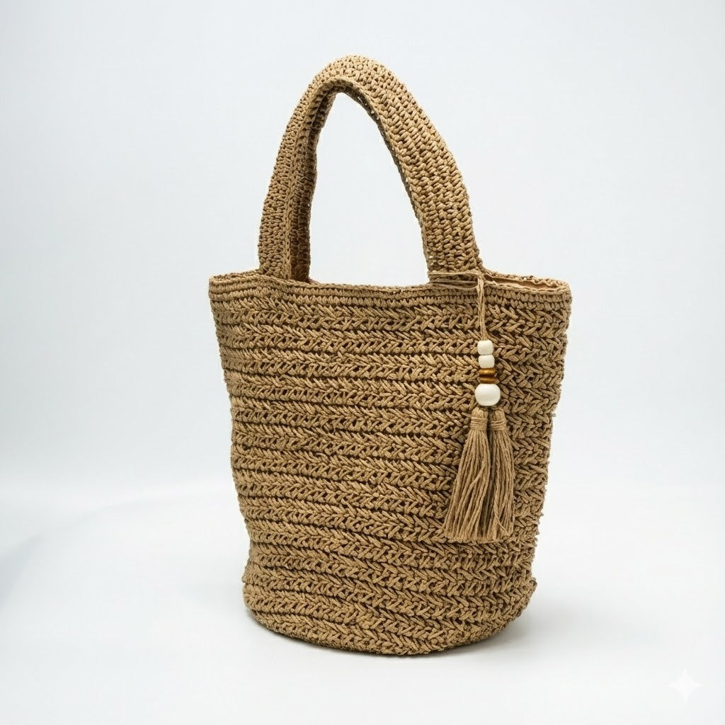 Basket bag with fine woven structure Stornfield