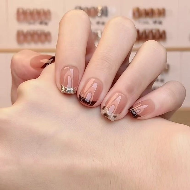 Premium Artistic Nail Extensions with Elegant Tips