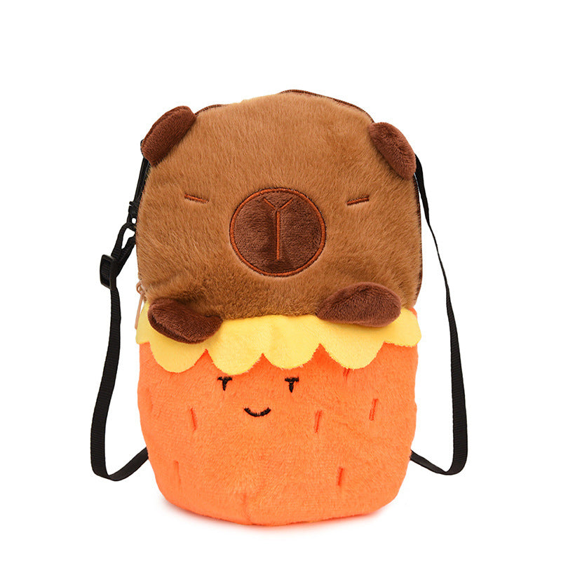Plush Shoulder Bag with Cute Dessert Design Stornfield
