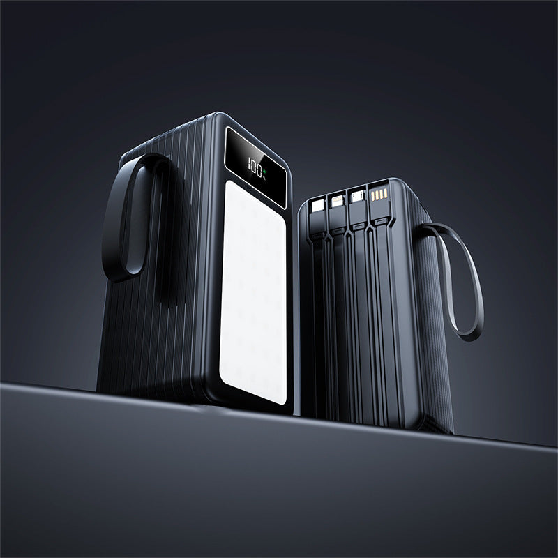 Portable power bank with integrated charging station and innovative LCD display Stornfield