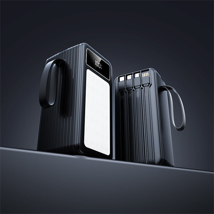 Portable power bank with integrated charging station and innovative LCD display Stornfield