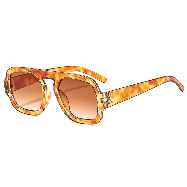 Men's Bold Retro-Inspired Square Sunglasses Stornfield