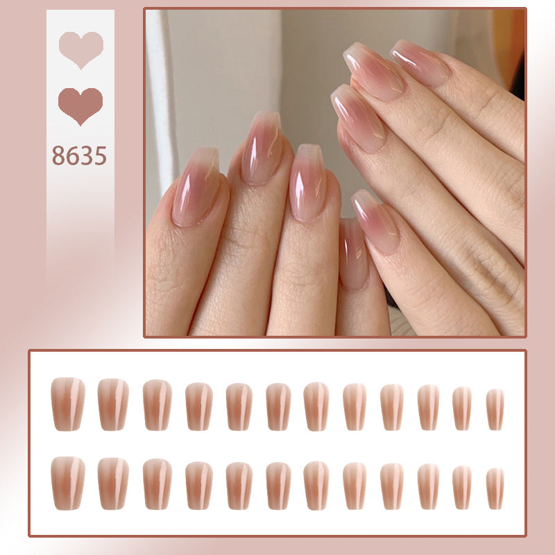 Artificial nails with natural finish Stornfield