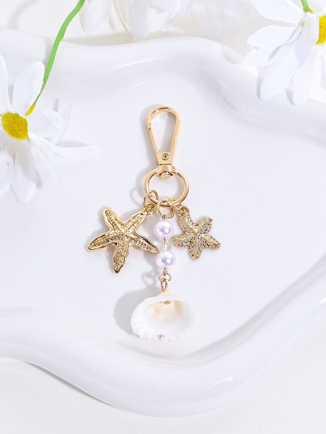 Keychain with Maritime Star Motif Stornfield