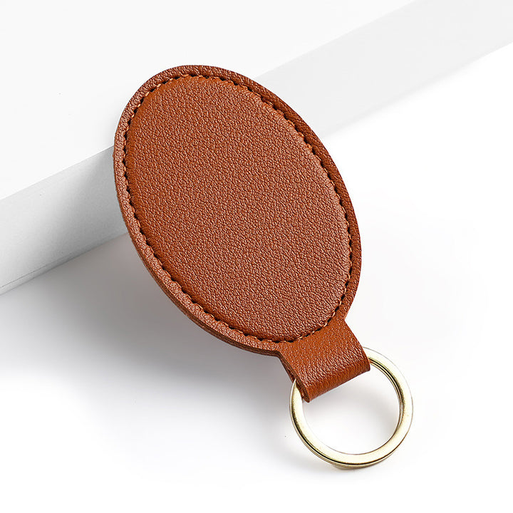 Unisex keychain made of high-quality artificial leather with stylish design Kalsten