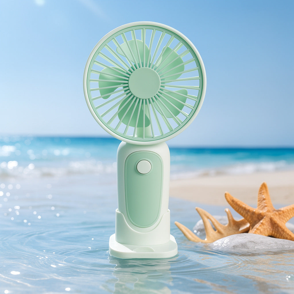 Ladies portable USB mini fan with ergonomic handle Stornfield
