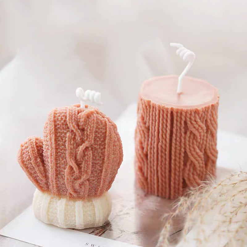 Soft Cable-Knit Baby Mittens with Elastic Cuff and Attached Wrist Cord