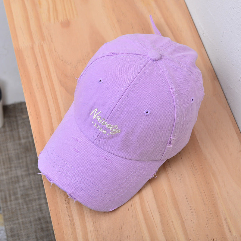 Men's Distressed Vintage Cotton Baseball Cap Stornfield
