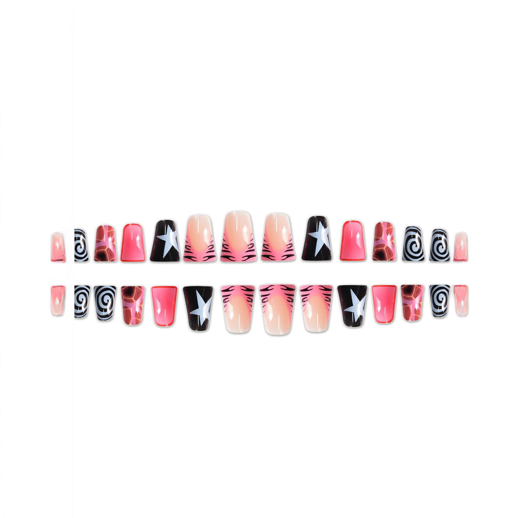 Artistic Abstract Nail Enhancements Stornfield