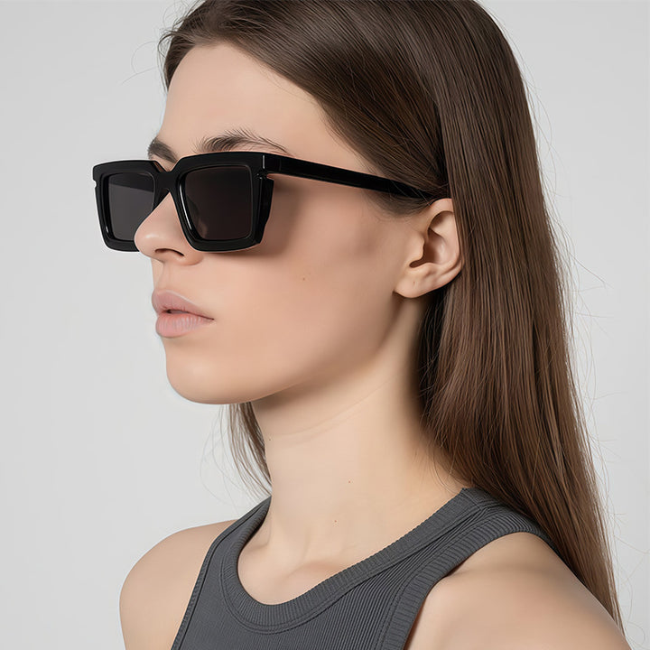 Men's Bold Retro Square Sunglasses Stornfield