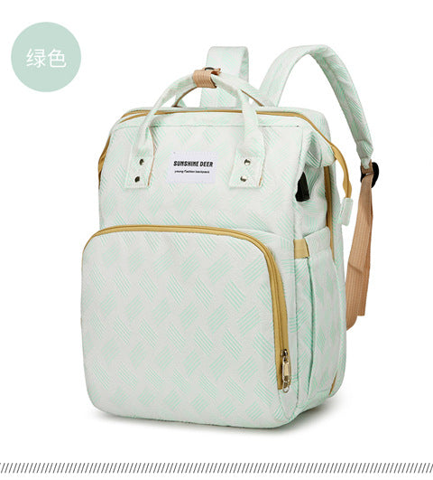Functional Quilt-Patterned Backpack Stornfield