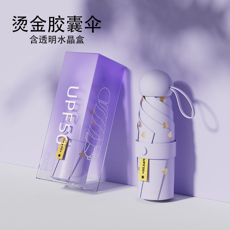 Ladies UV Protection Folding Umbrella with Innovative Design Stornfield