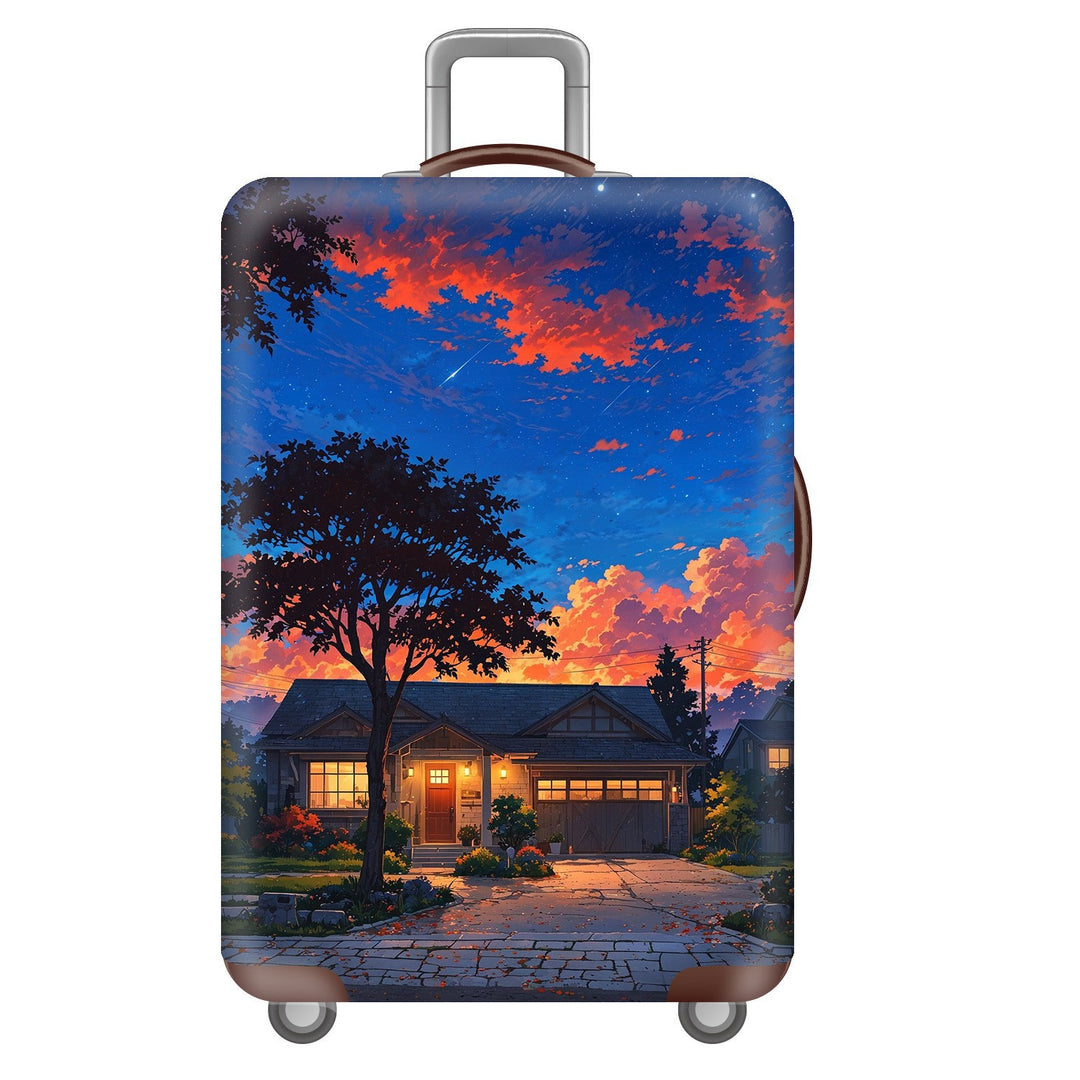 Unisex Hard Shell Suitcase with Inspiring Cityscape Stornfield