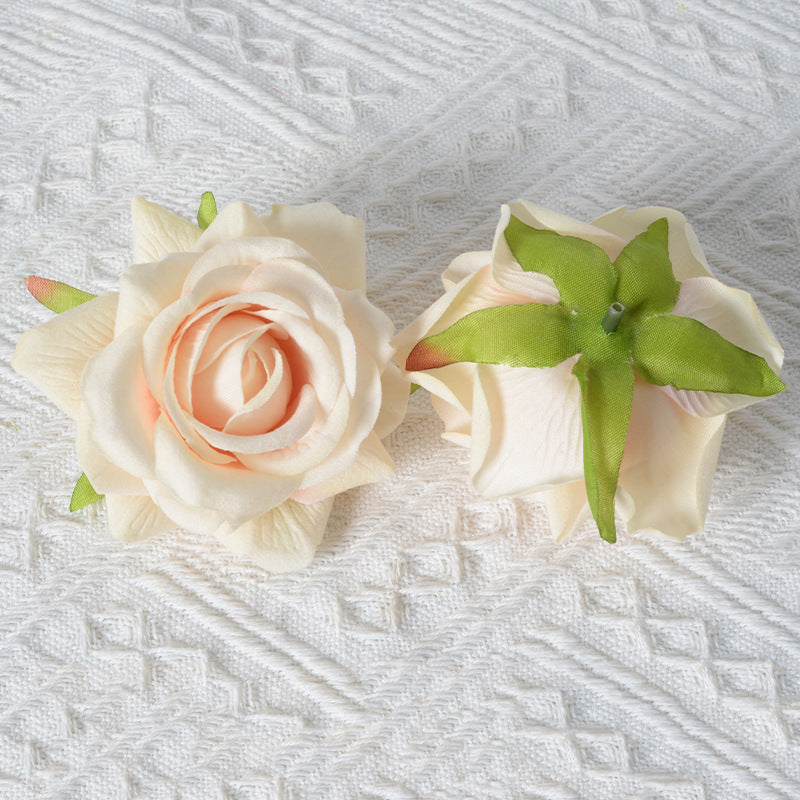 Elegant Fabric Rose Hair Clip