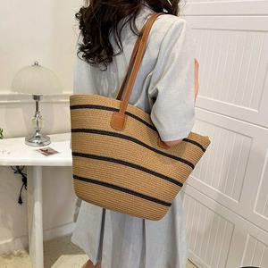 Oversized Beach Bag Made of Woven Material Stornfield