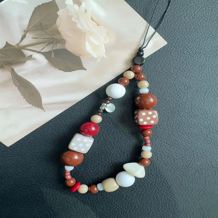 Decorative Beaded Charm Necklace Stornfield 1790135022