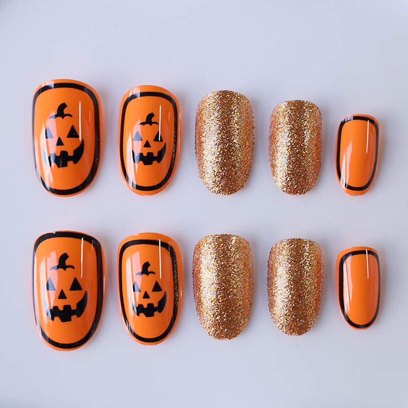 Festive Halloween Nail Art Enhancements Stornfield