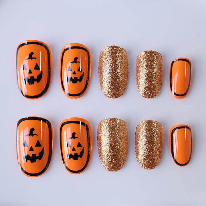 Festive Halloween Nail Art Enhancements Stornfield