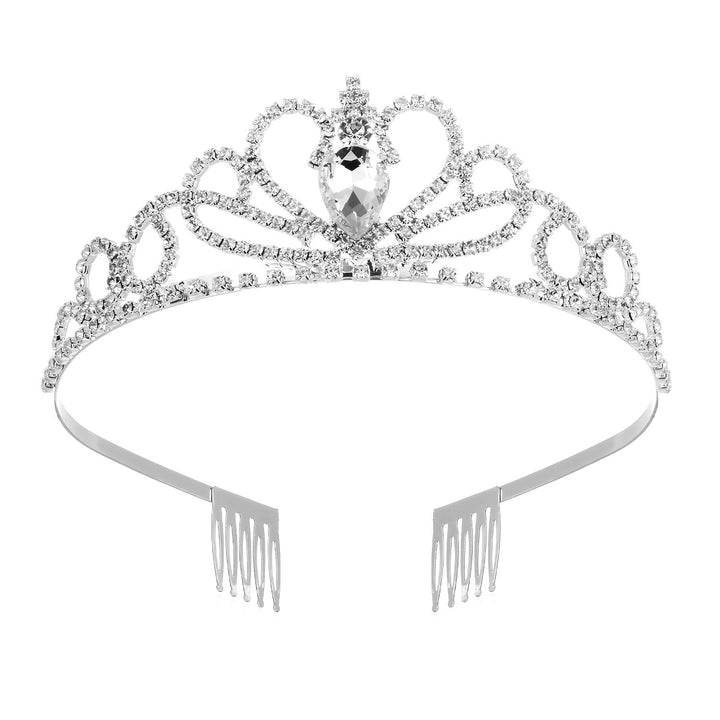 Women Glamorous Crystal Tiara Stornfield