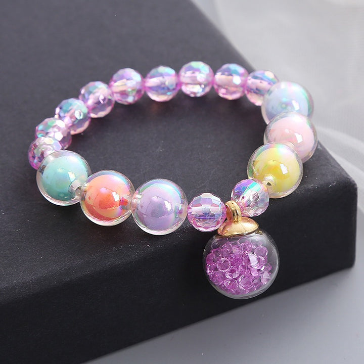 Bracelet Made of Colorful Glass Beads Stornfield