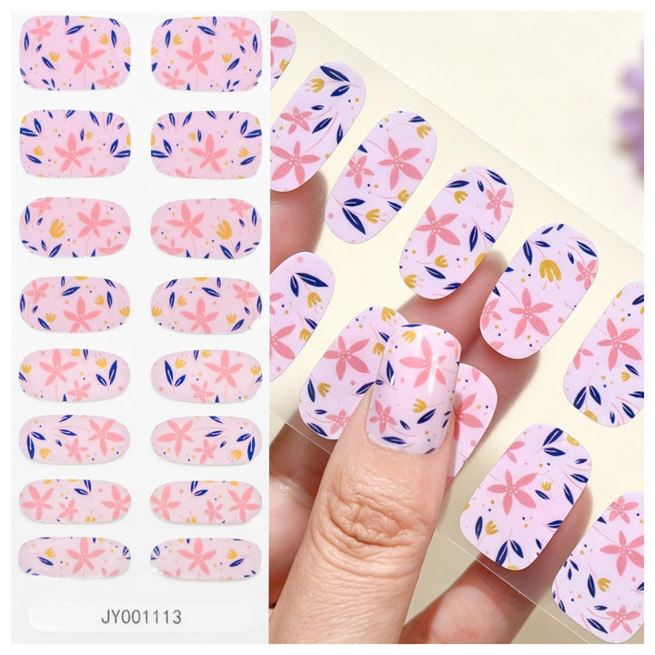 Floral Design Nail Wraps