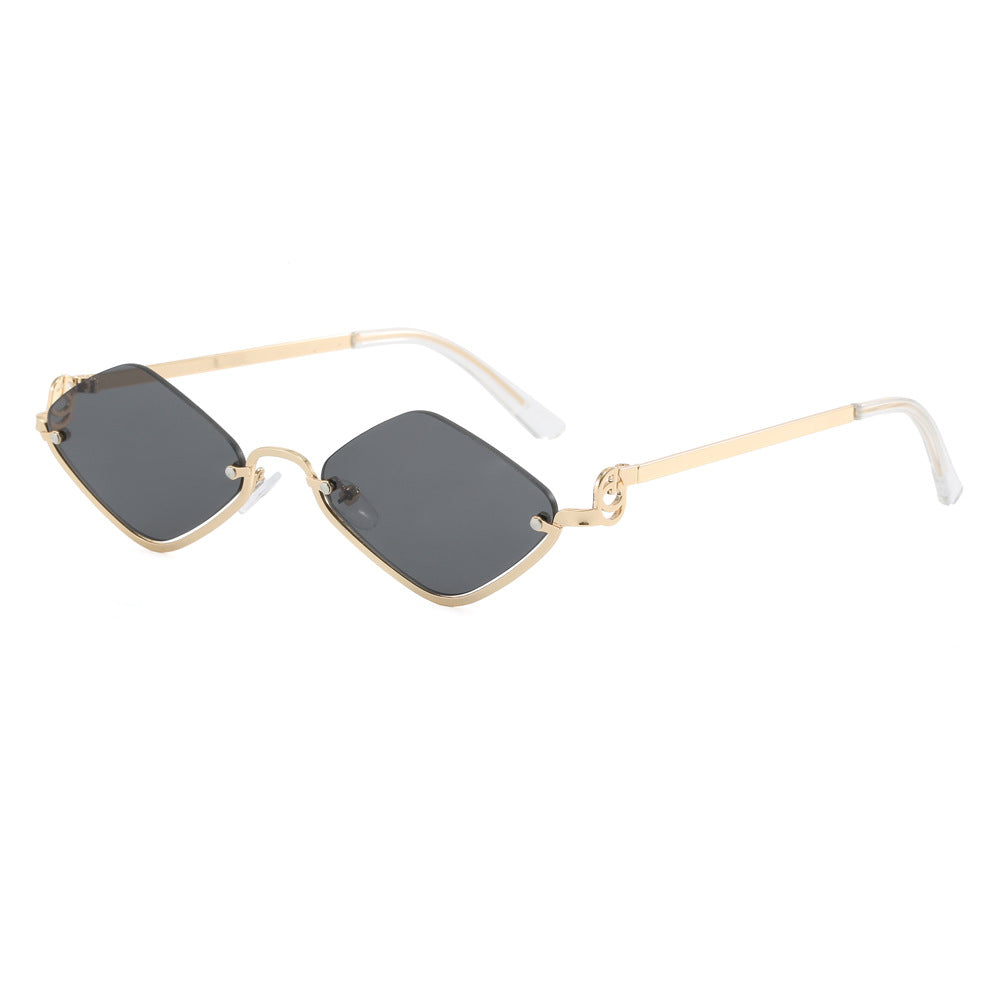 Women's fashionable square sunglasses with luxurious metal frame Stornfield