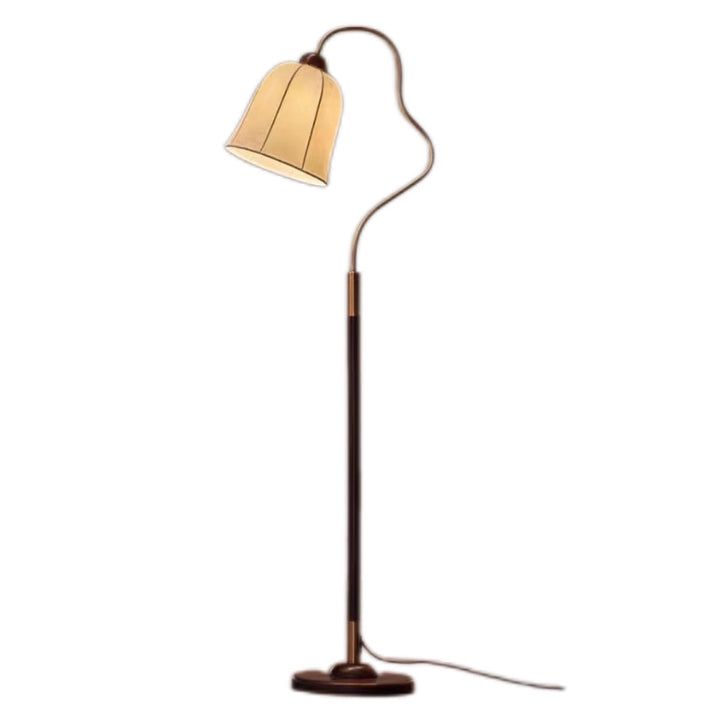 Floor Lamp with Curved Design