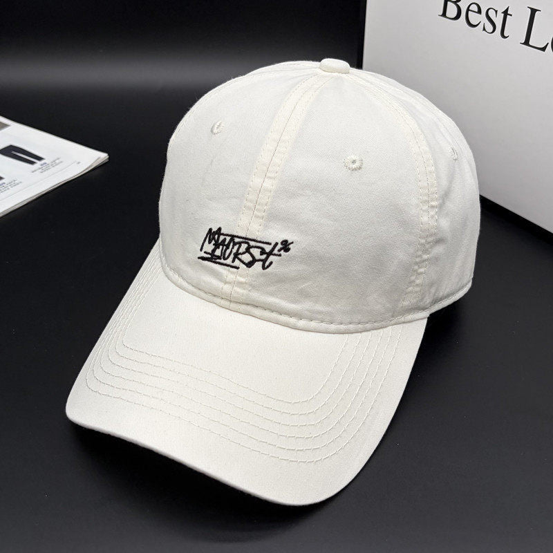 Men's Casual Stitch-Embellished Baseball Cap Stornfield