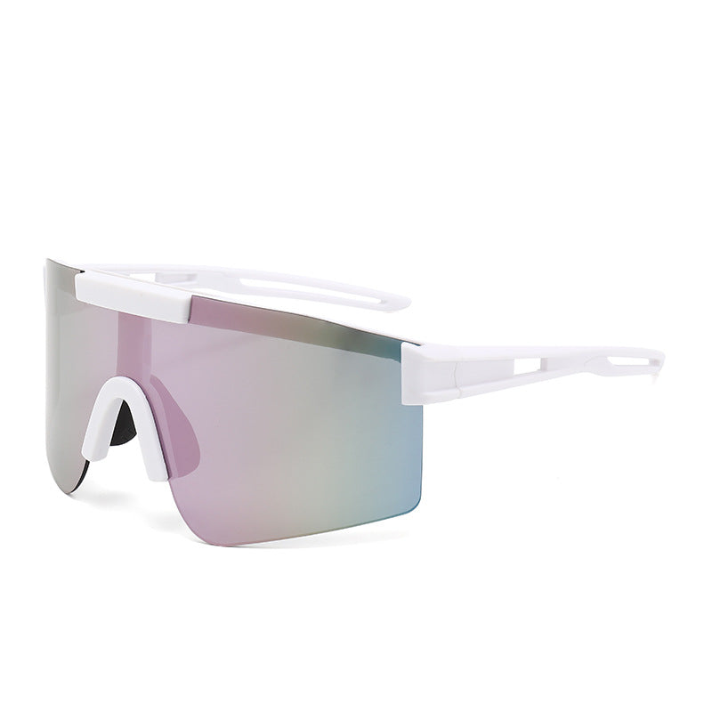Unisex Sporty Oversized Shield Sunglasses Stornfield