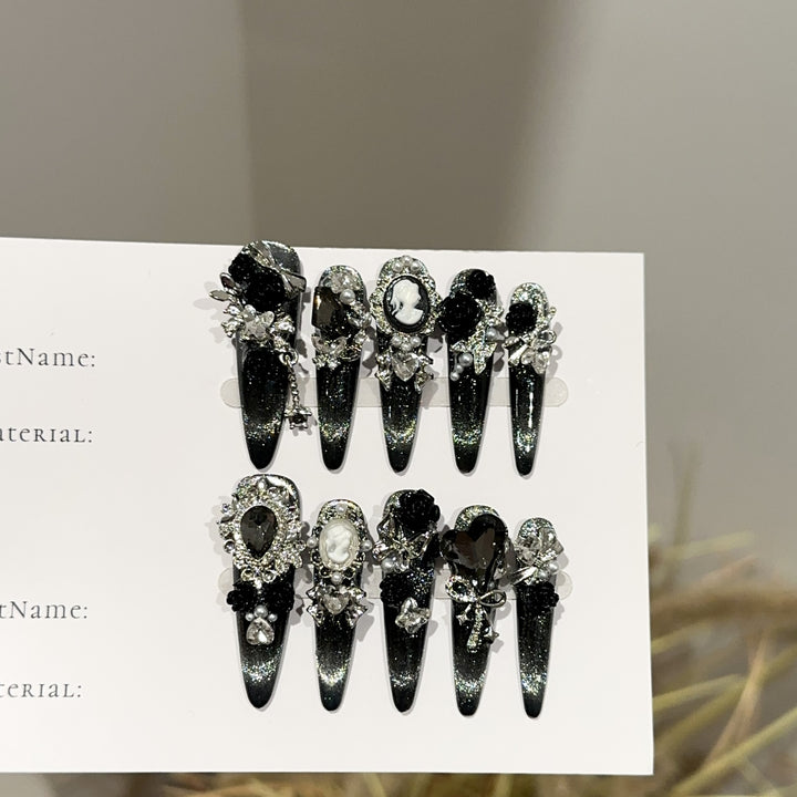 Gothic-Inspired Nail Art Kit