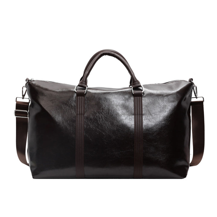 Premium Leather Weekend Duffel Bag Stornfield