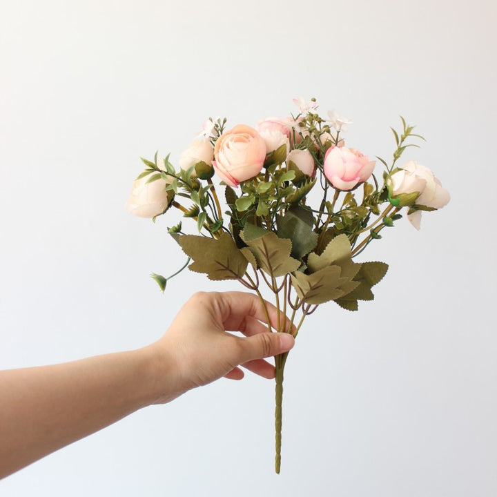 Artificial Floral Bouquet with Realistic Roses