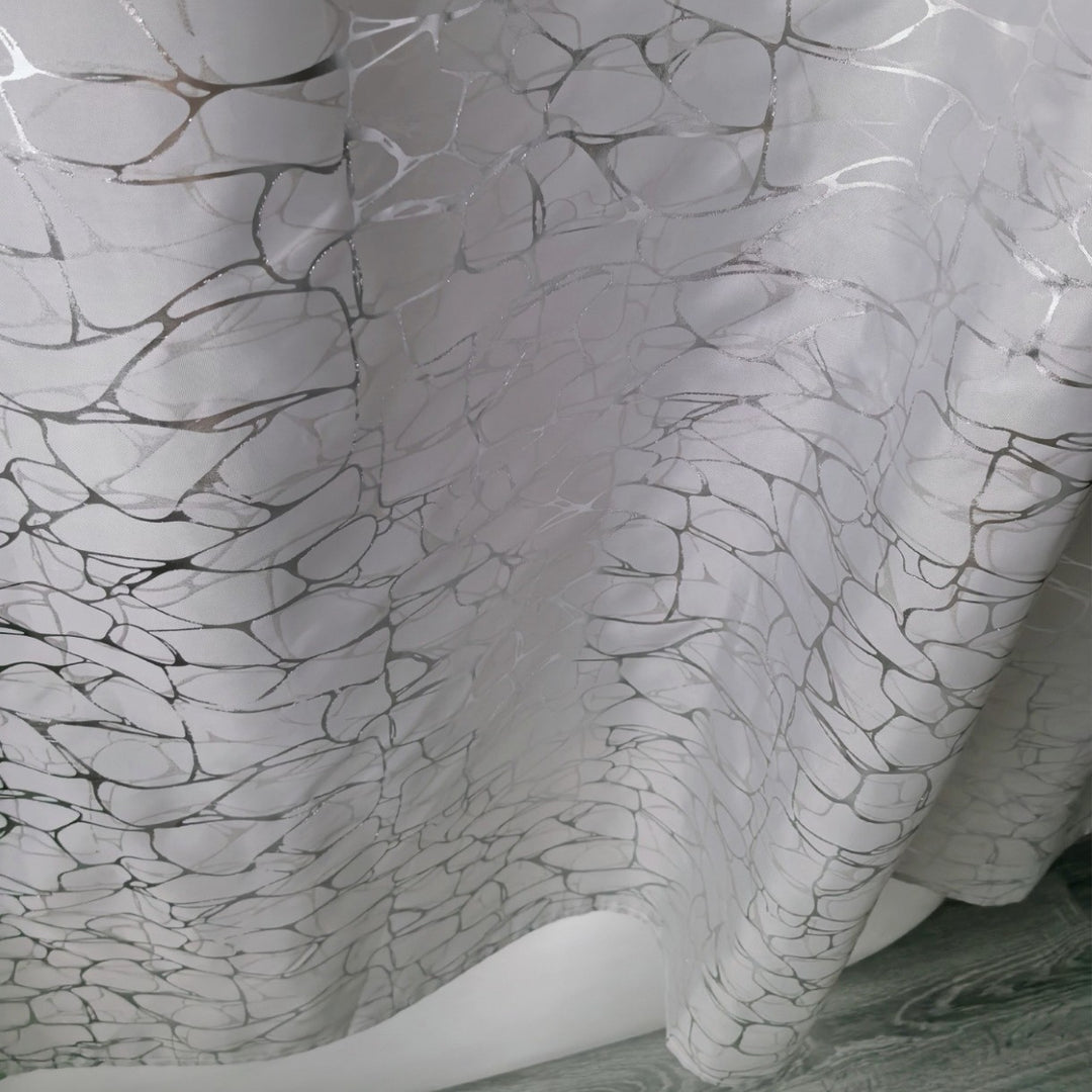 Elegant Textured Shower Curtain Stornfield
