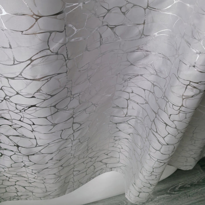 Elegant Textured Shower Curtain Stornfield
