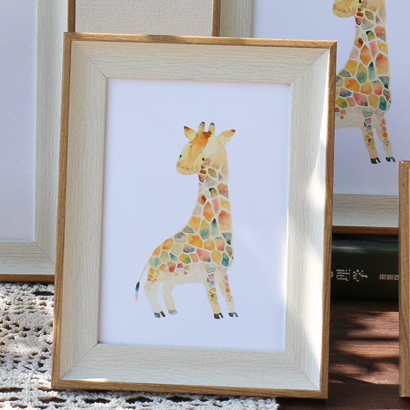 Vintage Wooden Artwork Frame for Home Display
